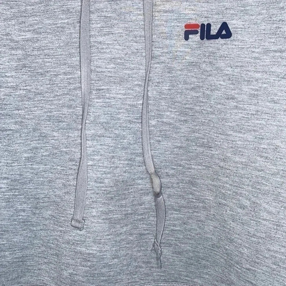 FILA | Unisex Gray Pullover Hoodie Sweater Size Small - Picture 4 of 5